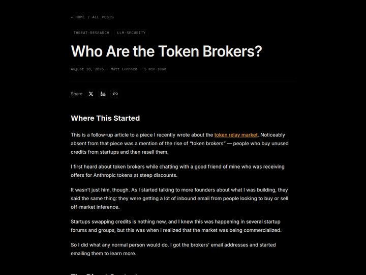 The AI Credit Resale Economy