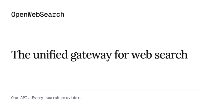 OpenWebSearch