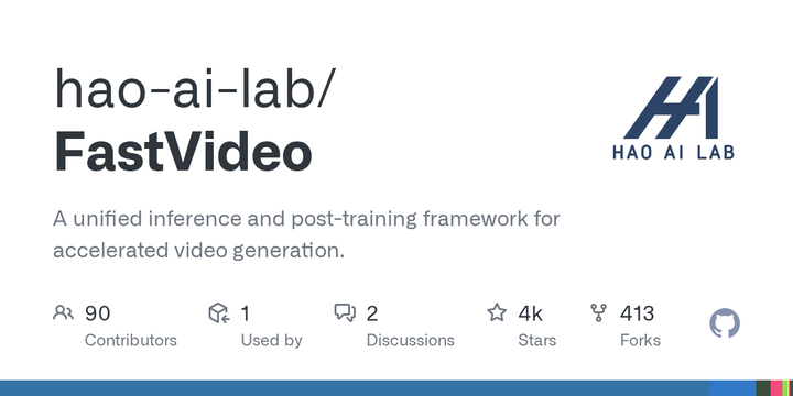 hao-ai-lab/FastVideo