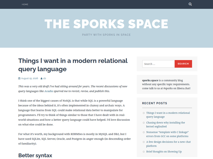 Things I want in a modern relational query language