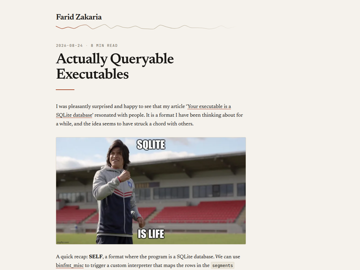 Queryable Executables