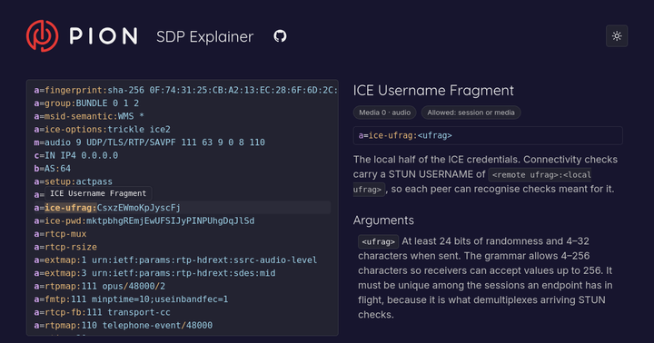 Interactive SDP Explainer