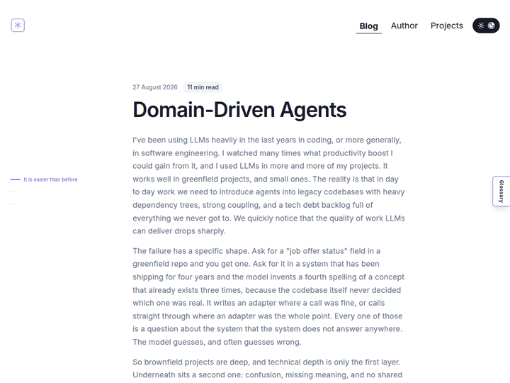Domain-Driven Agents