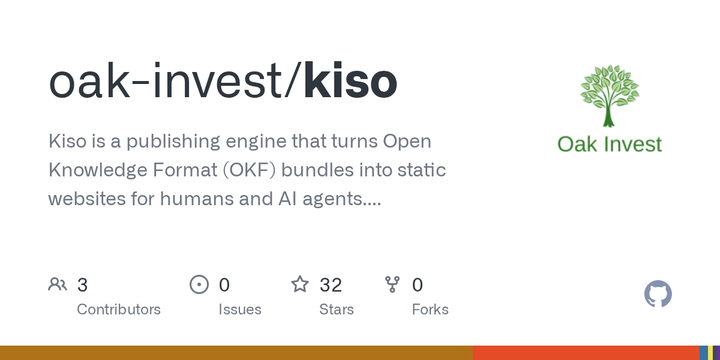 Kiso - Publish one OKF knowledge base for humans and AI agents