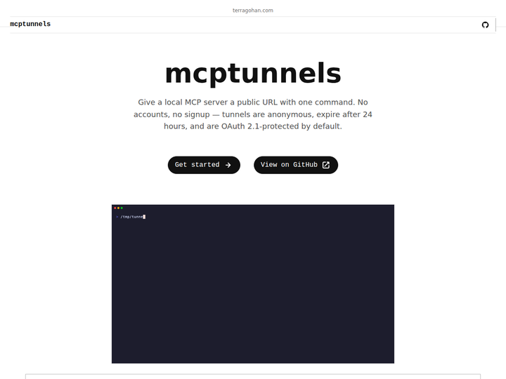 Mcptunnels