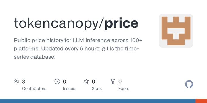 Price Dashboard for LLM Inference