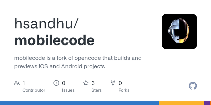 MobileCode - OpenCode with Built-In iOS and Android Previews