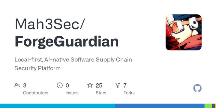 ForgeGuardian - Open-source software supply-chain security scanner
