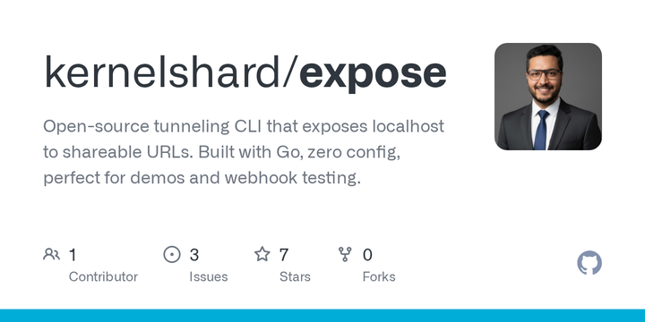 Expose - a self-hosted tunneling tool like ngrok/localtunnel