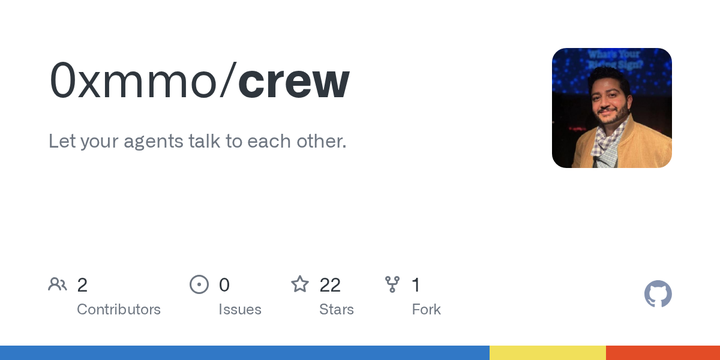 Crew - Let Claude/Codex/OpenCode agents talk to each other