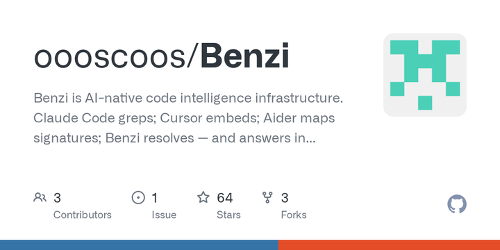 Benzi - Code Intelligence Infrastructure for Frontier AI Models
