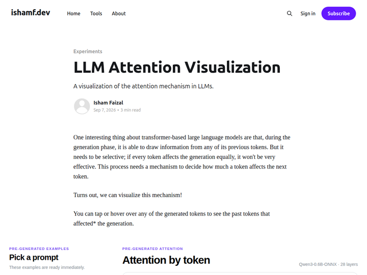 LLM Attention Visualization