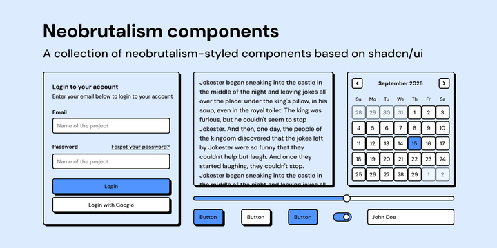 Neobrutalism.dev