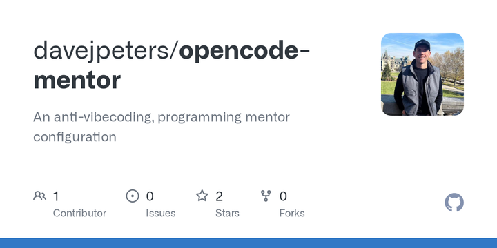 OpenCode Mentor