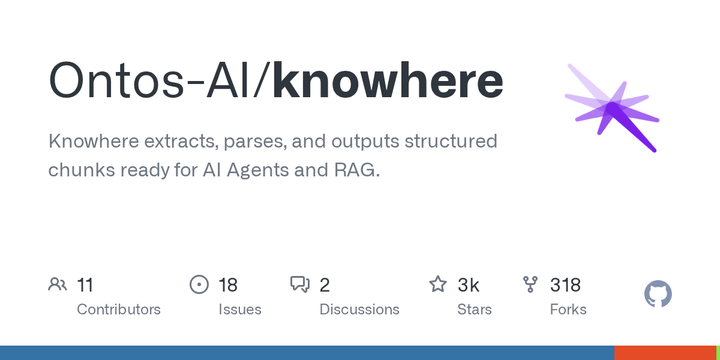 Knowhere - Rebuilds the document structure that chunking throws away
