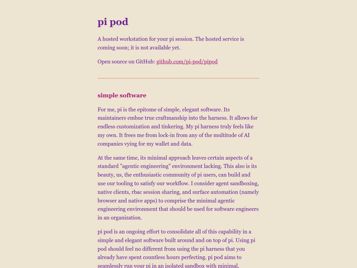 pi pod